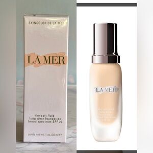 180 Linen ~ LA MER The Soft Fluid Long Wear Foundation SPF20, 1oz/30ml, NIB